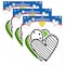Carson Dellosa Kind Vibes Jumbo Doodle Hearts Cut-Outs, 12-Piece Set, 3PK 120615 - alternate 1