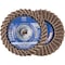 Pferd PFERD Flap Disc, PVL-R, POLIVLIES CURVE, 5in x 5/8-11, Coarse, Aluminum oxide 45929 - alternate 1
