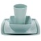 Gibson Home Grayson Melamine 16 Piece Square Dinnerware Set in Mint 99898.16R - alternate 4