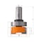 Cmt MORTISING BIT W/BEARING D=3/4inx3/4in S=1/4in 801.190.11B - alternate 3
