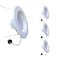 Bulbrite 6 in. 3000K Integrated LED Recessed Retrofit Light Kit for 75-Watt Equivalent, 4PK 861491 - alternate 1