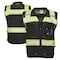 Dome75 Hi-Vis Safety Vest MD Class Non-ANSI/Enhanced Visibility , Reinforced Front Zipper 7 Pockets, 1 OV6183 - alternate 1