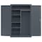 Sandusky Lee Heavy Duty Welded Steel Combination Cabinet, 46x24x72, Charcoal EACR462472-02 - alternate 1