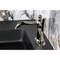 Kingston Brass One-Handle Single-Hole Bathroom Faucet with Deck Plate and Push Pop-Up Drain, Polished Nickel KSD3546TKL - alternate 4