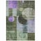 Homeroots 10' X 14' Olive Green Charcoal And Purple Geometric Washable Indoor Outdoor Area Rug 604341 - alternate 5