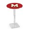 Holland Bar Stool Co 36" Chrome Maryland Pub Table, 36" dia. Top L217C3636Mrylnd - alternate 1