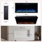 Northwest Electric Fireplace 42 in Wall Mounted with Fire Crackling Sounds & Remote to Adjust LED Flames 80-BEF-42W - alternate 7