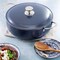 Oster Cartagena 9.3 Quart Nonstick Aluminum Caldero with Lid in Dark Blue 143700.02 - alternate 3