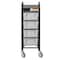 Luxor 4-Bin Industrial Lug Cart UCWS002 - alternate 1