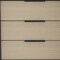 Homeroots 28" Brown And Black Three Drawer Dresser 477803 - alternate 2