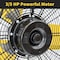Edendirect 39 in.2 Speeds High Velocity Drum Fan in Black with Handle, Wheels, for Commercial or Industrial ZR-FAN-D36S - alternate 5
