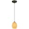 Access Lighting Brandy FireBird, Pendant, Oil Rubbed Bronze Finish, White Firebird Glass 28023-1C-ORB/WHTFB - alternate 2