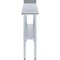 Amgood 30 in. x 12 in. Stainless Steel Work Table, Narrow Filler Table with 1.5 in. Backsplash for AMG WT-3012-BS-Z - alternate 4
