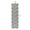 World Rug Gallery Geometric Diamond Washable Non Slip Runner Rug 2 ft x 8 ft Cream WR74CREAM2X8 - alternate 4