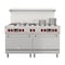 Koolmore 60 In. Commercial Electric Range with 10 Burners and 2 Standard Electric Ovens - 208V 3 Phase KM-CR60-E - alternate 1