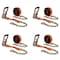 Mytee Products 2in x 30ft Orange Ratchet Strap with Chain Anchors - 4,000 WLL High Abrasion, 4PK RS230ACx4 - alternate 1