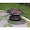 Outdoor Expressions 35'' Antique Bronze Round Steel Fire Pit FT-51158B - alternate 3