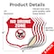 Signmission No Drone Shield Sign No Drone Zone From, 4 inch X 4 inch, Vinyl Decal, 5PK SHI-D-5PACK-4-392 - alternate 3