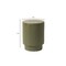 Leisuremod Eden 14 in Round Stone Side Table, Weatherproof Pedestal Base, Fully Assembled EST14OG - alternate 5