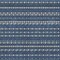 Homeroots 3' X 5' Navy Blue And Mint Green Striped Washable Indoor Outdoor Area Rug 610546 - alternate 3