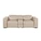 Homeroots 90in Cream and Brown Italian Leather Power Reclining Loveseat With Storage 720552 - alternate 1