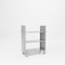 Pucel Heavy Duty Open Side Shelf Truck, 45 in W x 18-1/2 in D x 50 in H, Three Shelves, Light Blue OST-39 - alternate 1