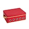 Simplify Gift Wrapping and Ribbon Storage Organizer Box in Red 9032-RED - alternate 1