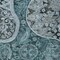 Homeroots 5' X 8' Teal Blue And Dark Green Floral Medallion Washable Indoor Outdoor Area Rug 603198 - alternate 4