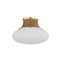 Hudson Valley Lighting Pearl river 11 in. Flush Mount Aged Brass 2308-AGB - alternate 1