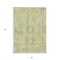 Homeroots 3' X 5' Artichoke Green Oriental Washable Non Skid Indoor Outdoor Area Rug 563739 - alternate 4