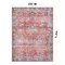 World Rug Gallery Vintage Inspired Machine Washable Non Slip Area Rug 5 ft x 7 ft Red 6029RED5X7 - alternate 6