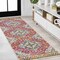 Jonathan Y Bohemian FLAIR Boho Vintage Medallion Fuchsia/White 2 ft. x 8 ft. Runner Rug BMF106C-28 - alternate 1