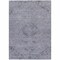 Homeroots 9' X 12' Blue And Gray Floral Washable Indoor Outdoor Area Rug 604214 - alternate 4