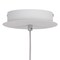 Vaxcel Ridgeway 1 Light White Integrated LED Contemporary Cage Pendant Light P0387 - alternate 5