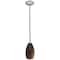 Access Lighting Champagne, LED Pendant, Brushed Steel Finish, Brown Stone Glass 28012-3R-BS/BRST - alternate 3