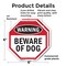 Signmission Warning Beware of Dog, 6 inch X 6 inch, Plastic Sign, 2PK OC-P-2PACK-6-49 - alternate 5
