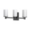 Gatco Modern Farmhouse Triple Sconce, Matte Black 1705MX - alternate 1