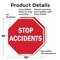Signmission Stop Accidents, 10 inch X 10 inch, Aluminum Metal Signs, 2PK OC-A-2PACK-10-305 - alternate 3
