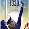 Homeroots New York 1939 World's Fair Vintage Travel Unframed Print Wall Art 394372 - alternate 2