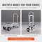 Vevor Aluminum Hand Truck 2 in 1 Folding Dolly Cart 400 lbs Capacity Heavy Duty 2020A - alternate 5
