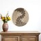 Homeroots Luna 12"x12" Black Light Brown White Abstract Geometric Seagrass Circle Hanging Dimensional Sculptu 608654 - alternate 5