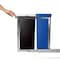 Simplehuman 35 L Rectangular Pull-Out Can, Black/Blue, Plastic, 9.8 in CW1016 - alternate 2