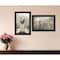 Homeroots Set Of Two Bloom Where You are Planted 2 Black Framed Print Wall Art, 2PK 407481 - alternate 4