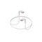 Monoprice Cat6A Ethernet Patch Cable - Bendable, UTP, 28AWG, 3ft, White 48485 - alternate 2