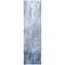 Homeroots 8' Runner Ivory Blue and Gray Abstract Washable Non Skid Indoor Outdoor Runner Rug 559587 - alternate 6