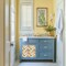 Homeroots 12" x 12" Gold And White Vinyl Arabesque Peel And Stick Removable Tiles 571305 - alternate 8
