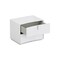 Homeroots 18" White Two Drawers Manufactured Wood Nightstand 366257 - alternate 2