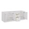James Martin Vanities Chicago 72in Double Vanity, Glossy White, w/ 3 CM Parisien Bleu Silestone Top 503-V72-GW-FPBL - alternate 7