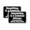 Signmission Shoplifting Is A Criminal Offense All Shoplifters Will , 18'' X 24'', Heavy Gauge Aluminum, 2PK A-1824-2PACK-2621 - alternate 1