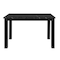 Global Furniture Usa Contemporary D8032 Black Dining Table & D9026 Dining Chair Silver D8032DT-BLK + D9026DC-SIL - alternate 1